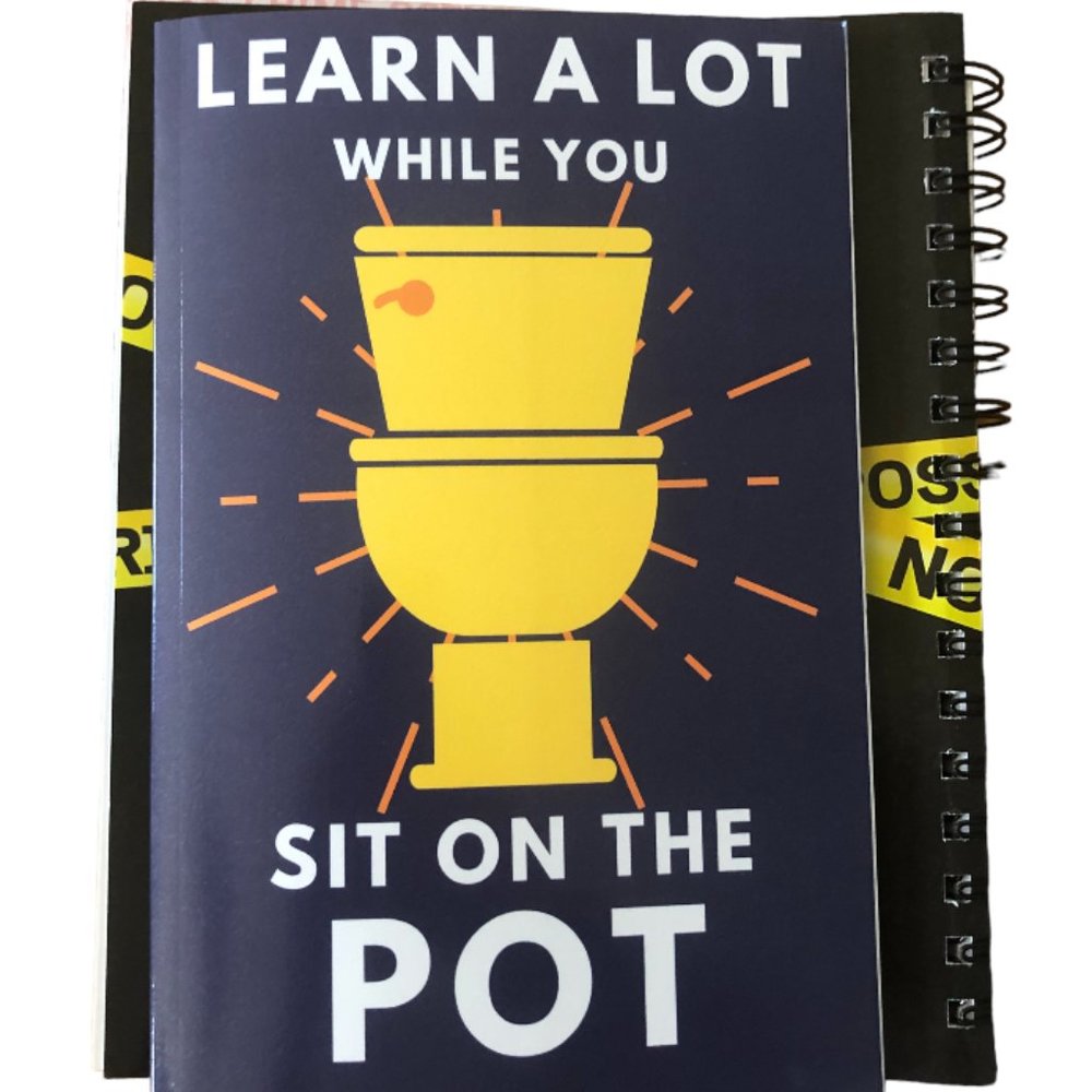 Learn A Lot While You Sit On The Pot: Funny Bathroom Trivia Book